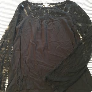Lace Long Sleeve Blouse